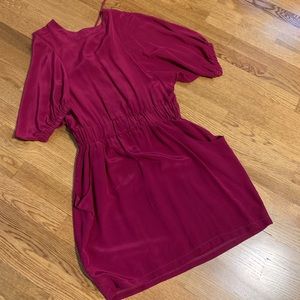 Purple silk dress - Size small